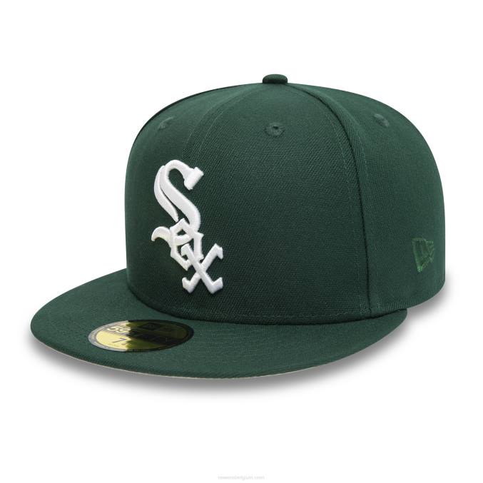 New Era chicago white sox 2005 world series donkergroene 59fifty getailleerde pet BT241275