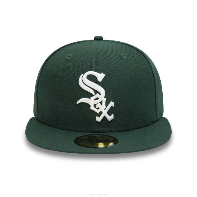 New Era chicago white sox 2005 world series donkergroene 59fifty getailleerde pet BT241275