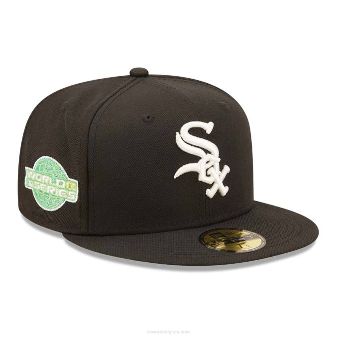 New Era chicago white sox citrus pop zwart 59fifty getailleerde pet BT24999