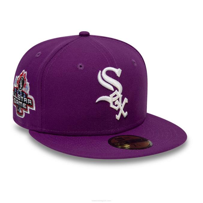 New Era chicago white sox druif paars 59fifty getailleerde pet BT24840