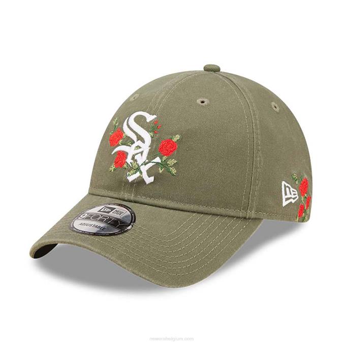 New Era chicago white sox flower green 9forty verstelbare pet BT241584