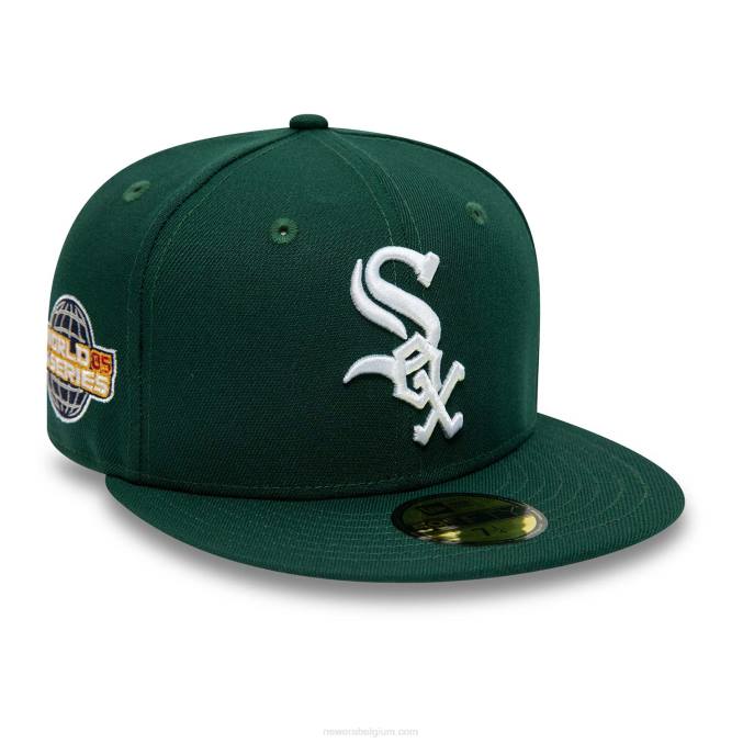 New Era chicago white sox forest green 59fifty getailleerde pet BT241350