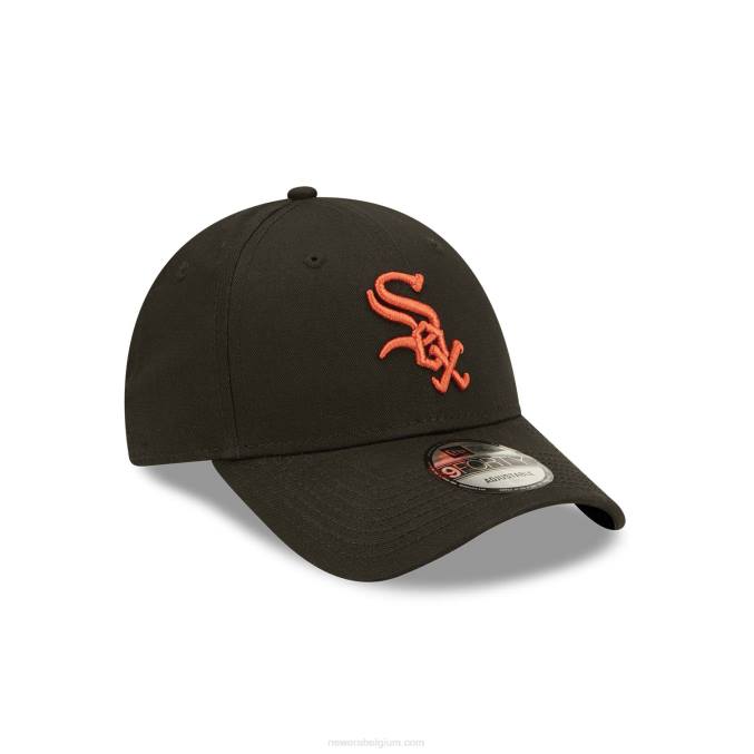 New Era chicago white sox league essentials zwarte 9forty verstelbare pet BT241499