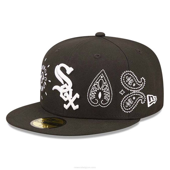 New Era chicago white sox mlb all-over print paisley 59fifty fitted cap BT24499