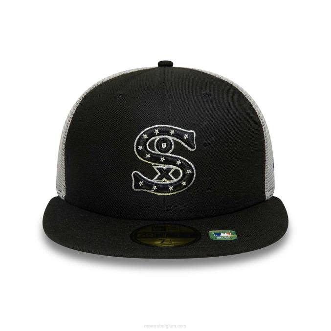 New Era chicago white sox mlb batting practice zwarte 59fifty getailleerde pet BT241280