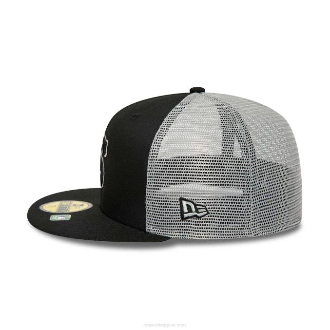 New Era chicago white sox mlb batting practice zwarte 59fifty getailleerde pet BT241280