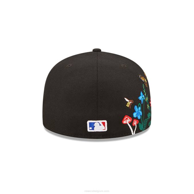 New Era chicago white sox mlb blooming black 59fifty getailleerde pet BT24885