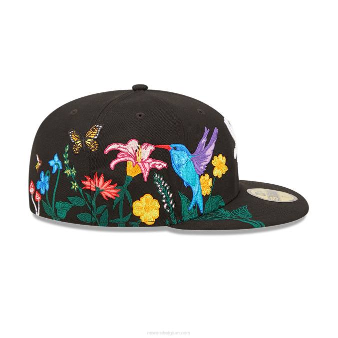 New Era chicago white sox mlb blooming black 59fifty getailleerde pet BT24885