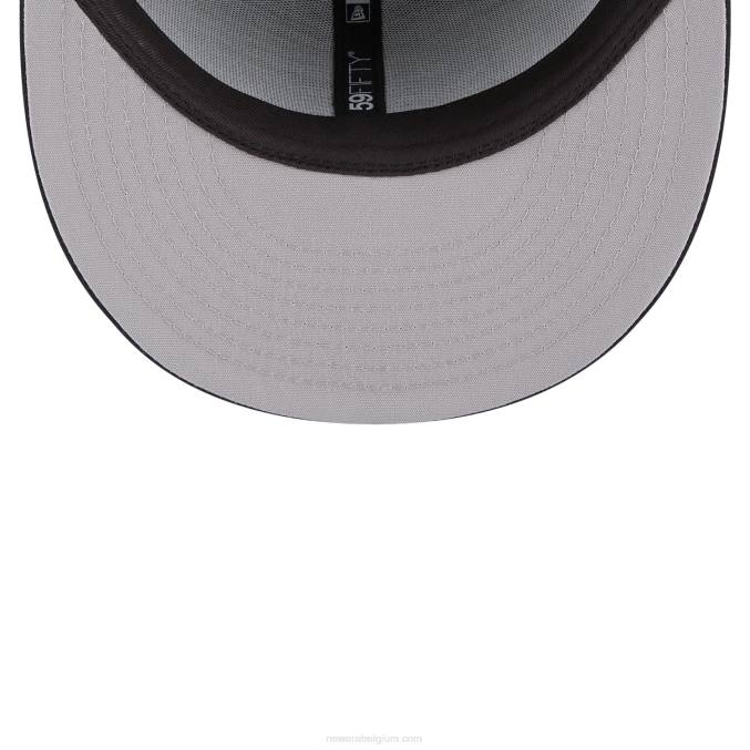 New Era chicago white sox mlb clubhouse zwart 59fifty getailleerde pet BT24320
