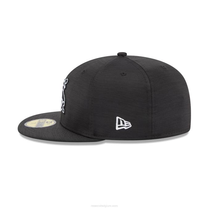 New Era chicago white sox mlb clubhouse zwart 59fifty getailleerde pet BT24320