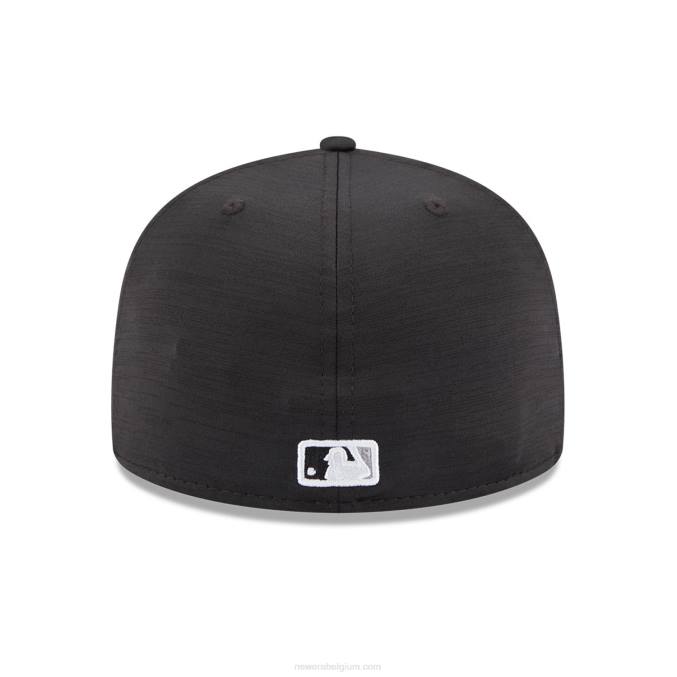 New Era chicago white sox mlb clubhouse zwart 59fifty getailleerde pet BT24320