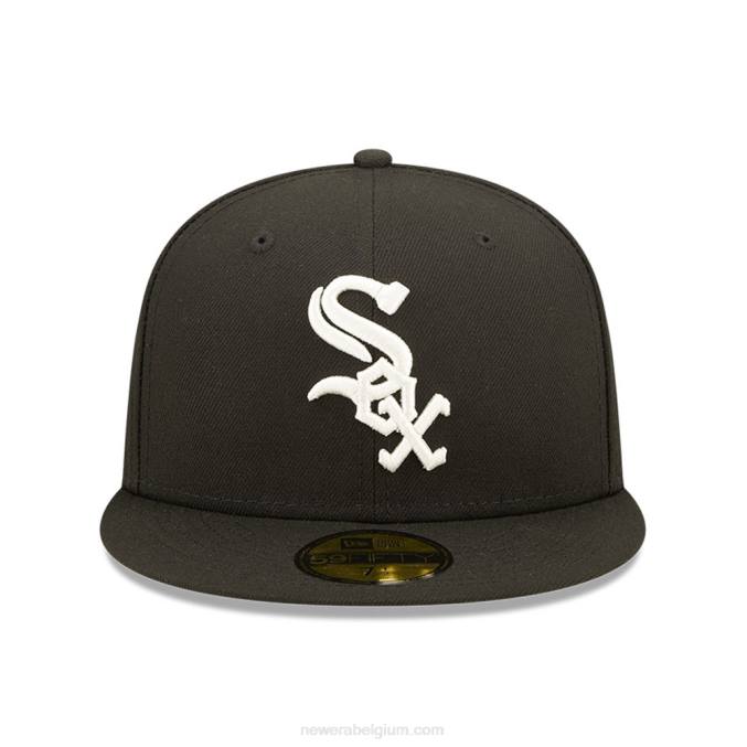 New Era chicago white sox mlb pop sweat zwart 59fifty getailleerde pet BT241203