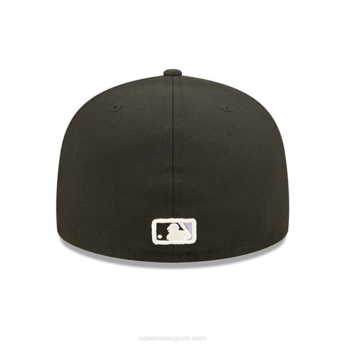 New Era chicago white sox mlb pop sweat zwart 59fifty getailleerde pet BT241203