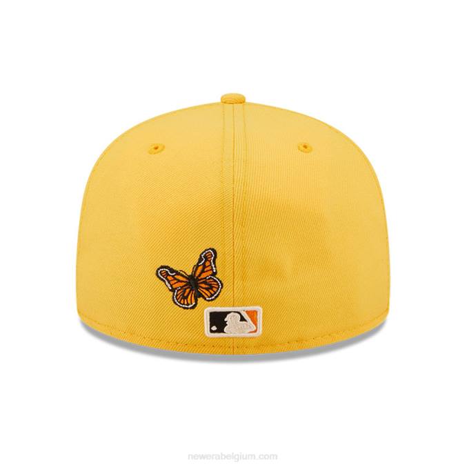 New Era chicago white sox mlb vlindergele 59fifty getailleerde pet BT24797
