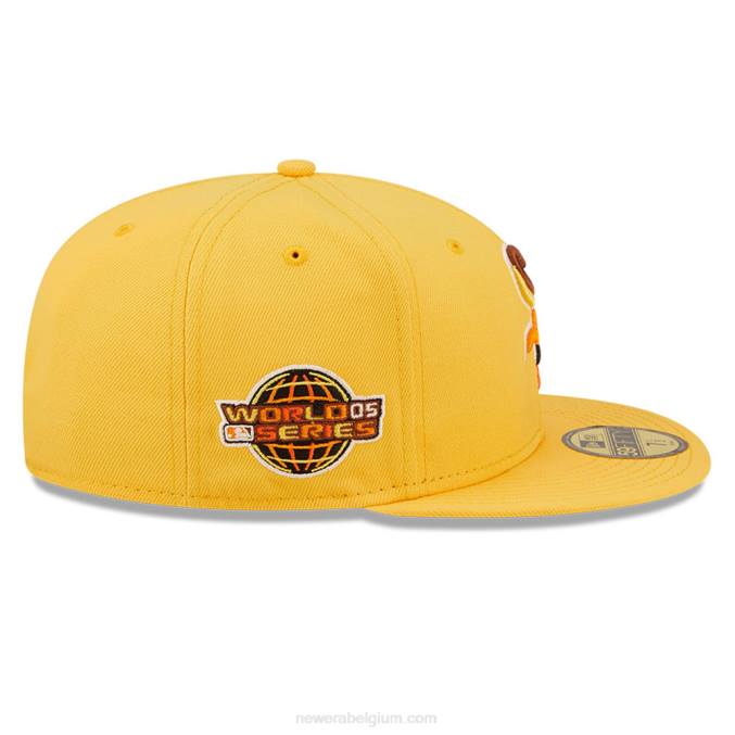 New Era chicago white sox mlb vlindergele 59fifty getailleerde pet BT24797