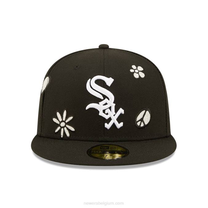 New Era chicago white sox mlb zonlicht pop zwart 59fifty pet BT241204