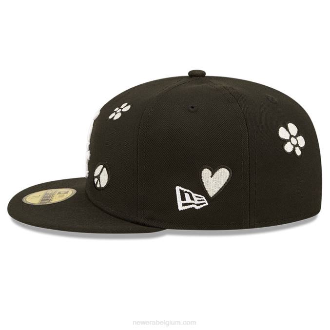 New Era chicago white sox mlb zonlicht pop zwart 59fifty pet BT241204