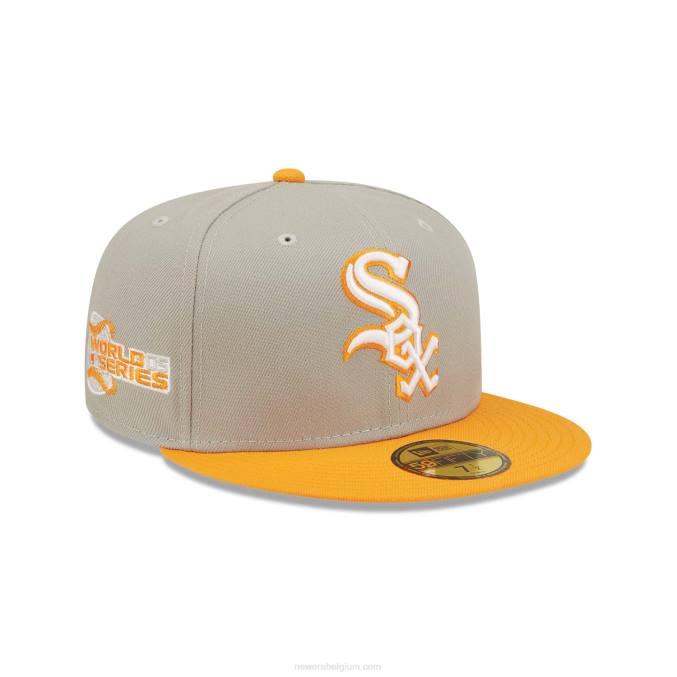 New Era chicago white sox orange soda grey 59fifty getailleerde pet BT24811