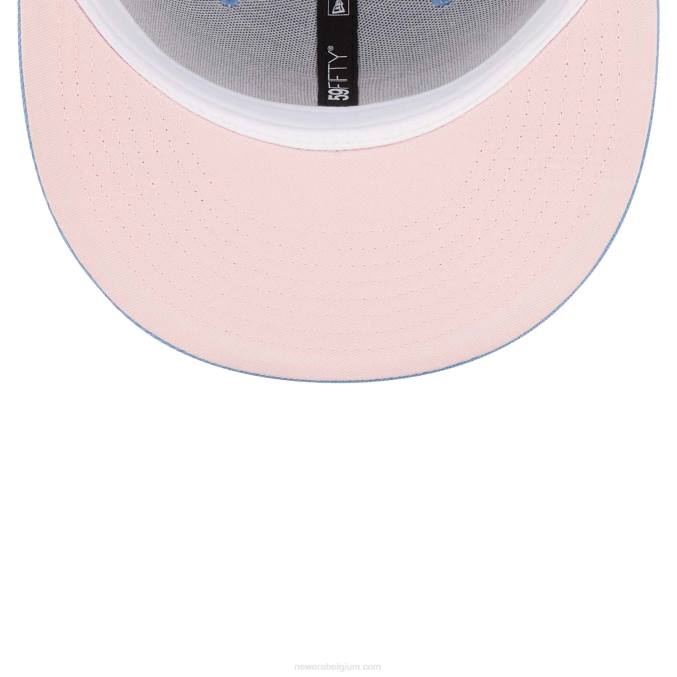New Era chicago white sox pastelblauw 59fifty getailleerde pet BT241362