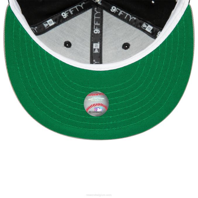 New Era chicago white sox side font zwarte 9fifty snapback pet BT241970