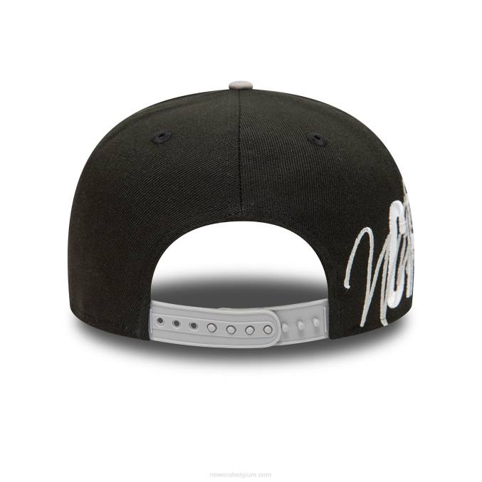 New Era chicago white sox side font zwarte 9fifty snapback pet BT241970