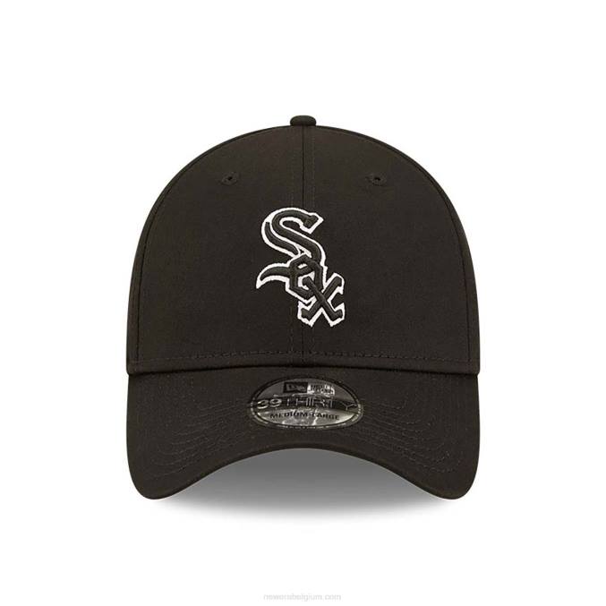 New Era chicago white sox team outline zwarte 39thirty stretch fit pet BT242203