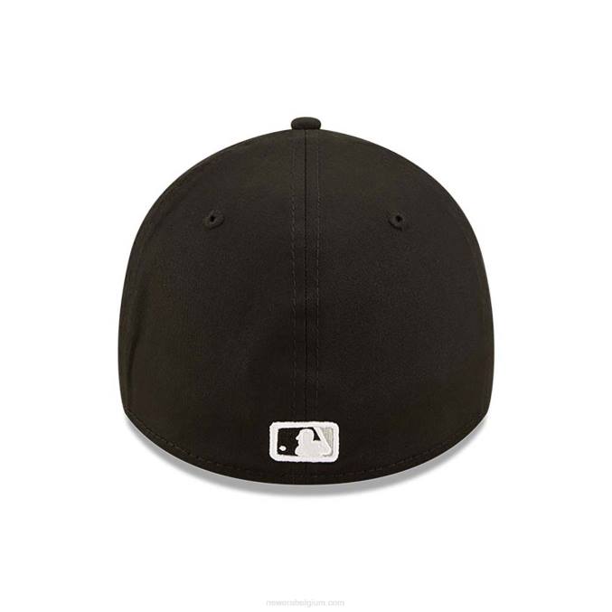 New Era chicago white sox team outline zwarte 39thirty stretch fit pet BT242203