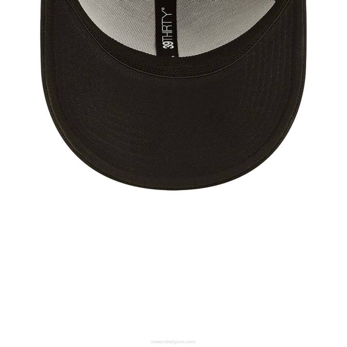 New Era chicago white sox team outline zwarte 39thirty stretch fit pet BT242203