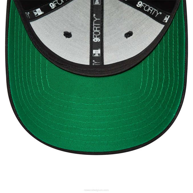 New Era chicago white sox team side patch zwarte 9forty verstelbare pet BT241730