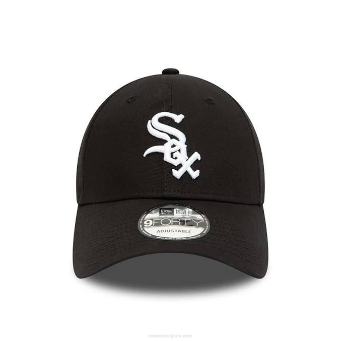 New Era chicago white sox team side patch zwarte 9forty verstelbare pet BT241730