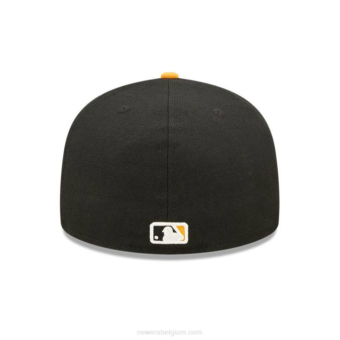 New Era chicago white sox tiger fill zwarte 59fifty getailleerde pet BT24851