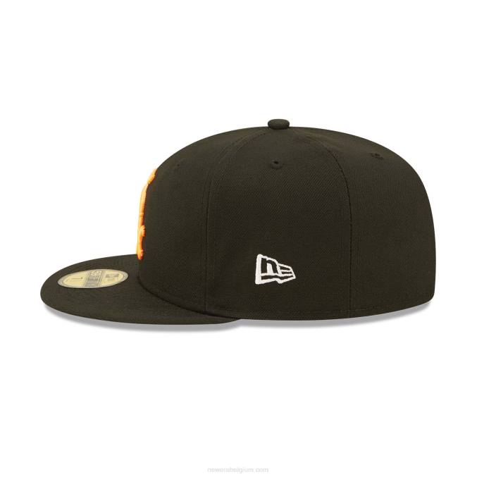 New Era chicago white sox zomerpop zwart 59fifty getailleerde pet BT241317