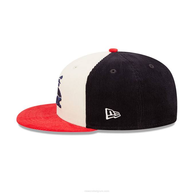 New Era chicago witte sox cooperstown zwarte 59fifty getailleerde pet BT24224