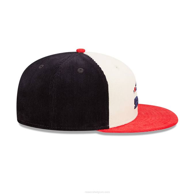 New Era chicago witte sox cooperstown zwarte 59fifty getailleerde pet BT24224