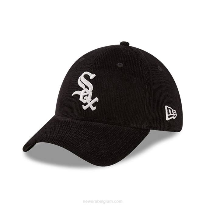 New Era chicago witte sox cord zwarte 39thirty stretch fit pet BT242208