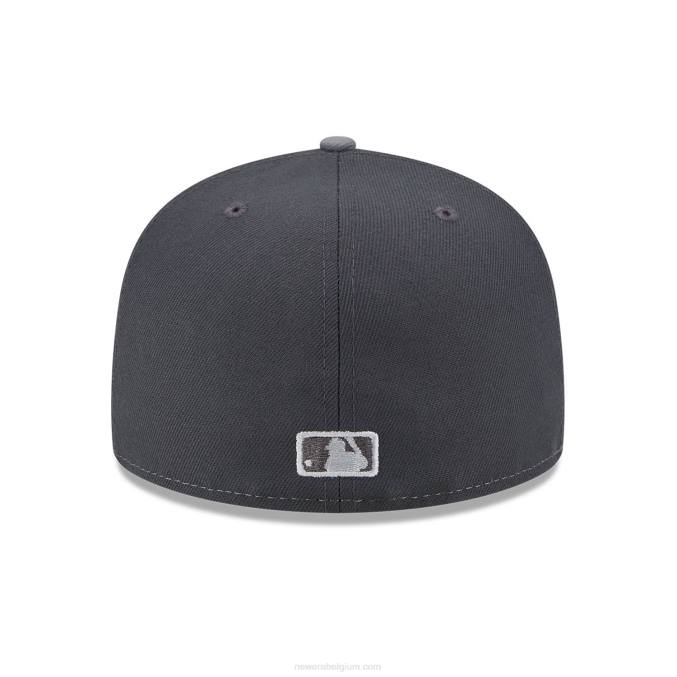 New Era chicago witte sox driekleurige teamgrijze 59fifty getailleerde pet BT241157