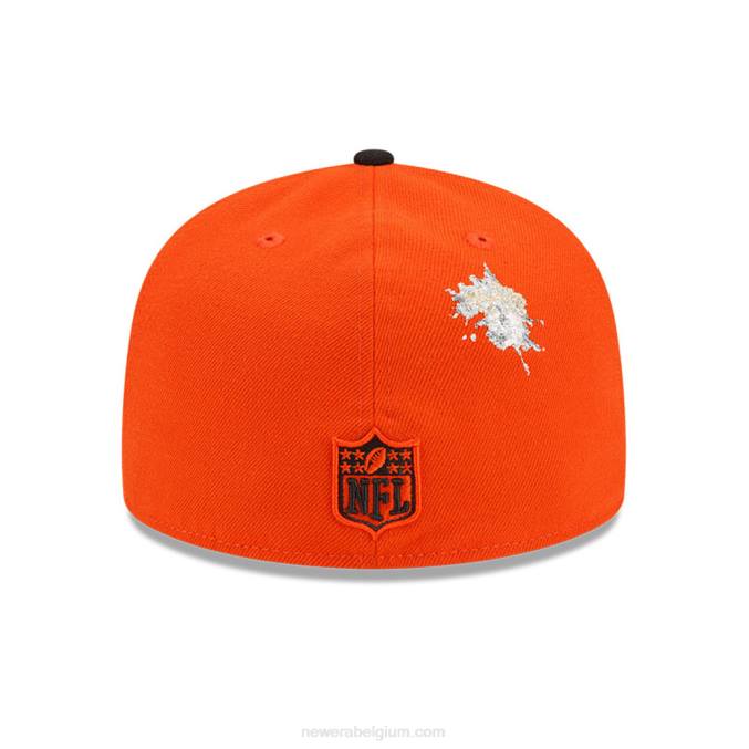 New Era cincinnati bengals x nietje oranje 59fifty getailleerde pet BT241084