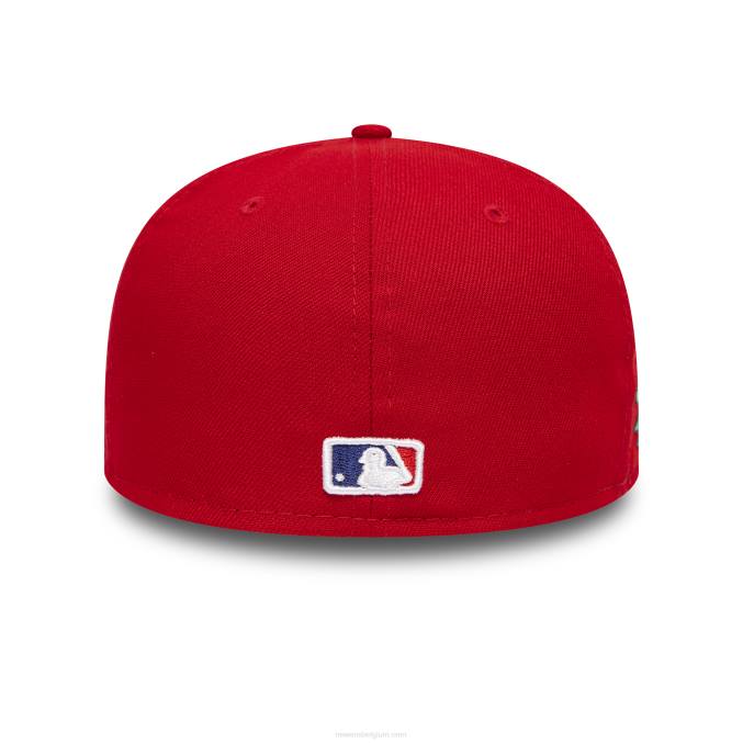 New Era cincinnati reds groovy rode 59fifty getailleerde pet BT24419