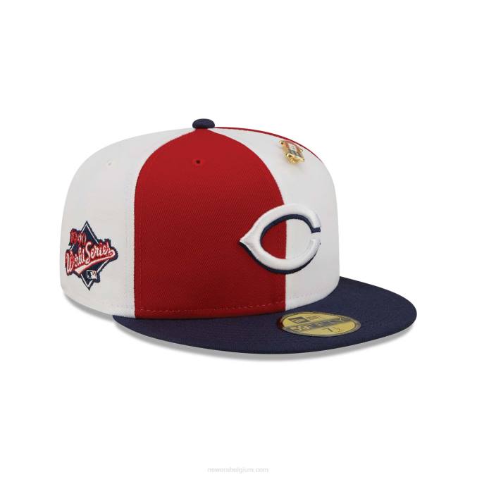 New Era cincinnati reds pinwheel americana rode 59fifty getailleerde pet BT241197