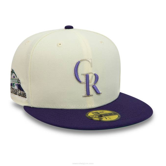 New Era colorado rockies 1998 all star game chroom wit 59fifty getailleerde pet BT241230