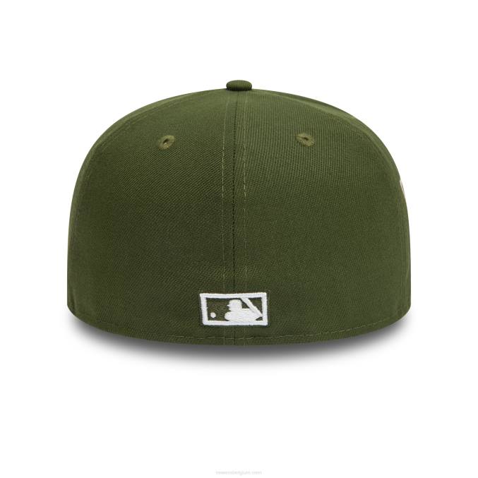 New Era colorado rockies groen 25 jaar 59fifty getailleerde pet BT2463