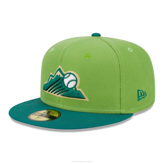 New Era colorado rockies lucky streak groene 59fifty pet BT24559