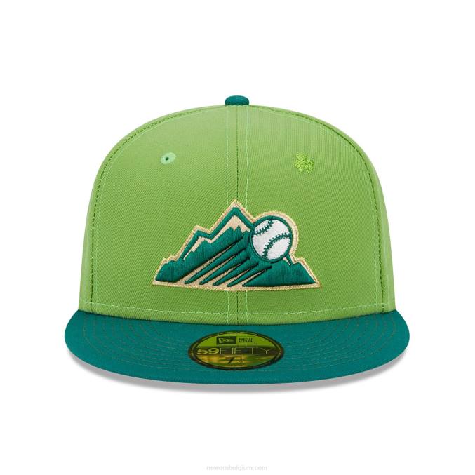 New Era colorado rockies lucky streak groene 59fifty pet BT24559