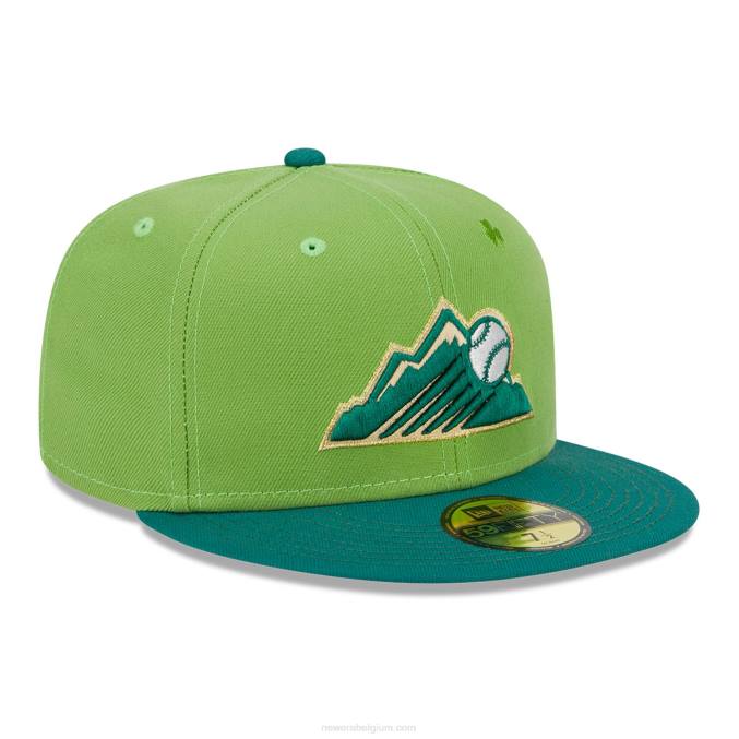 New Era colorado rockies lucky streak groene 59fifty pet BT24559