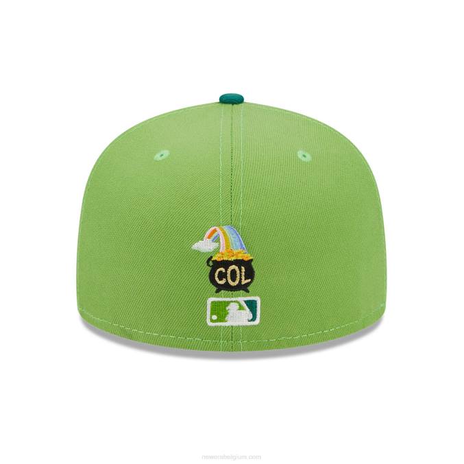 New Era colorado rockies lucky streak groene 59fifty pet BT24559