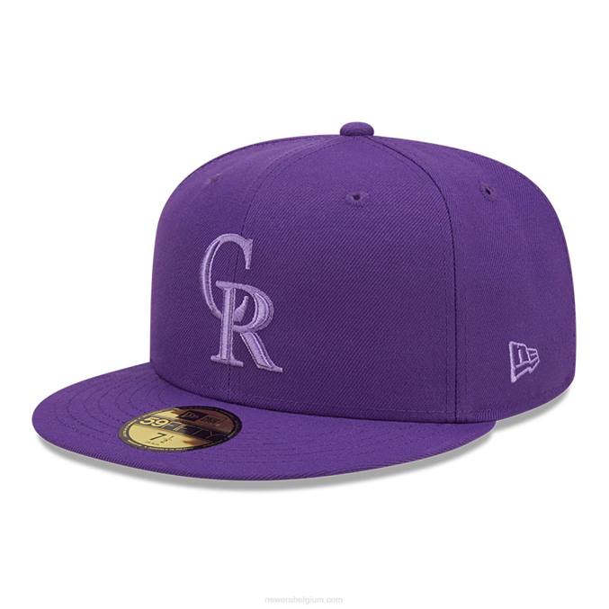 New Era colorado rockies monocamo paarse 59fifty pet BT241301