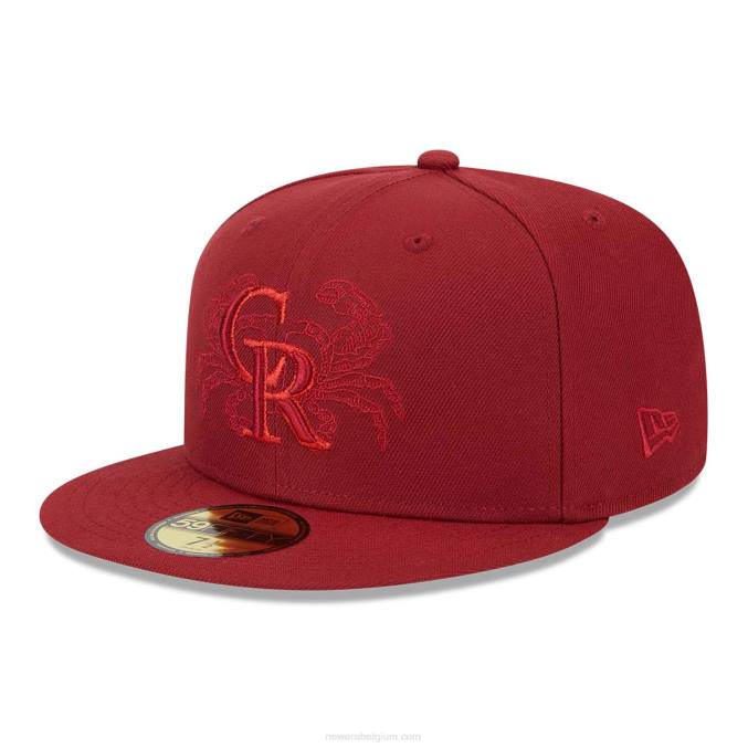 New Era colorado rockies zodiac rode 59fifty pet BT241040