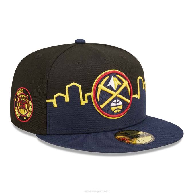 New Era denver nuggets nba tip off 2022 zwarte 59fifty fitted cap BT24222