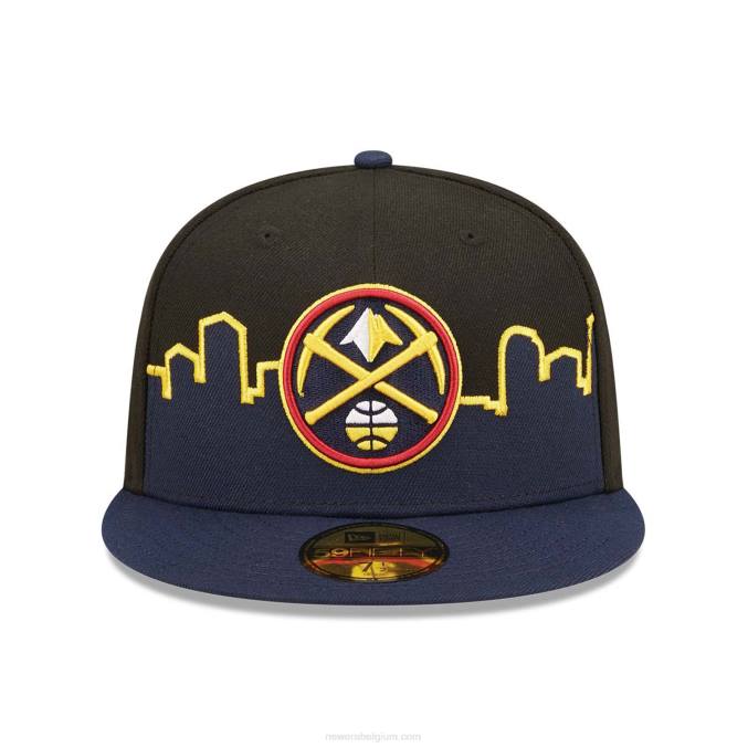 New Era denver nuggets nba tip off 2022 zwarte 59fifty fitted cap BT24222