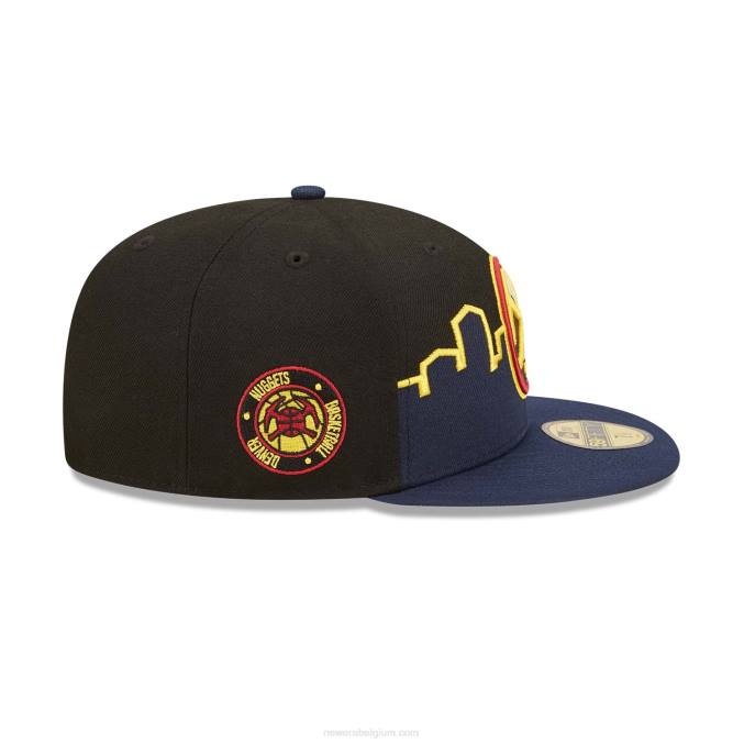 New Era denver nuggets nba tip off 2022 zwarte 59fifty fitted cap BT24222